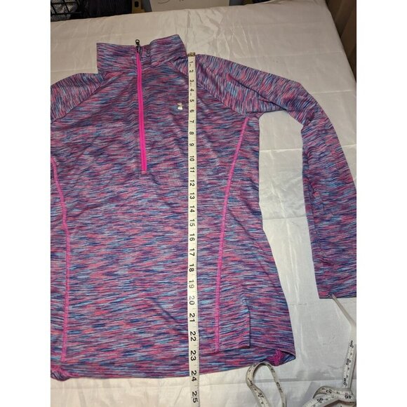 Under Armour Womens Tech Twist multi color purple 1/4 Zip Pullover Size Small - Picture 11 of 13